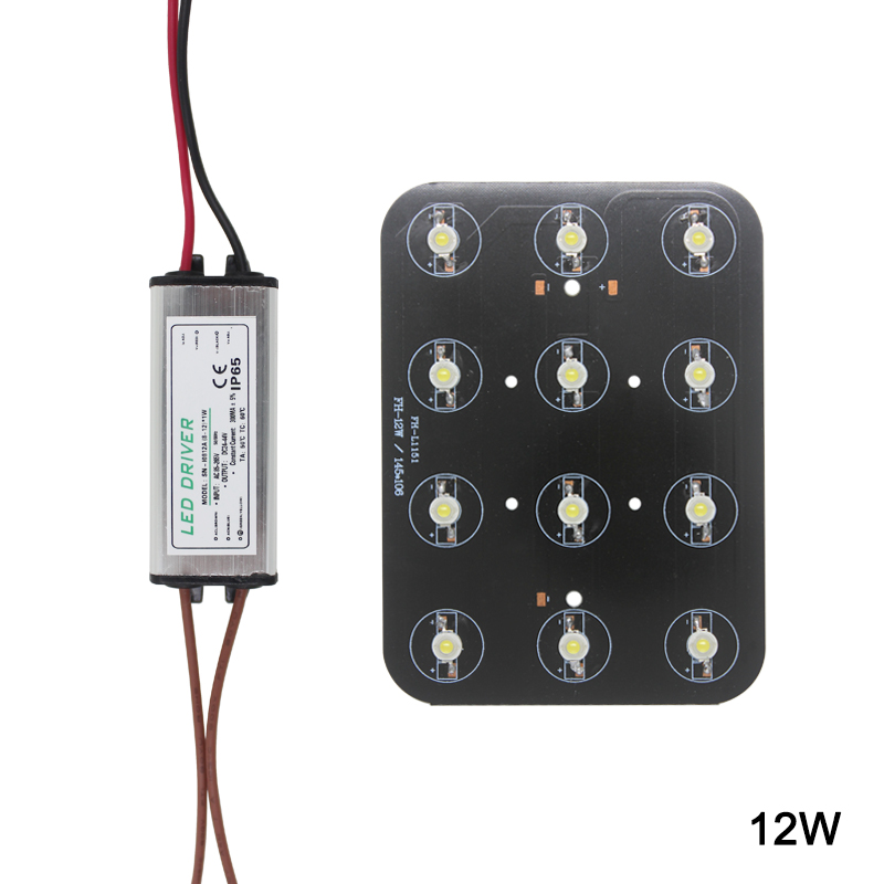 Puce LED 12W 18W 20W 24W 30W 36W 48W Diodes d'ampoule de lampe haute puissance AC85-265V LED pilote étanche pour luminaire enterré