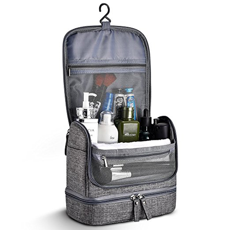 Borsa da toilette per bagno a due strati