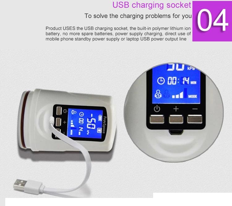 Electric Penis Extender Pump Strong USB Rechargeable Automatic Enlargement Vacuum Erection enlarger