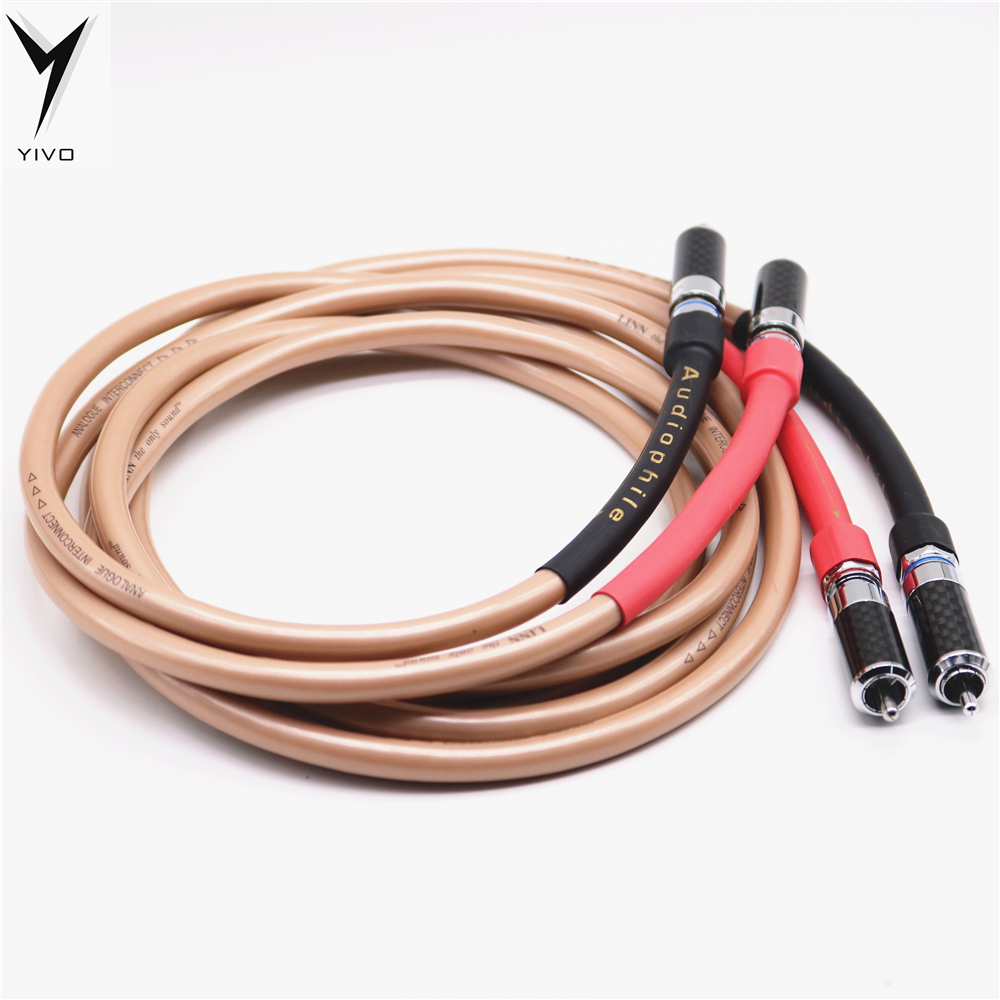 England HIFI Pure Copper Wire Audio RCA XLR Interconnect AUX Cable