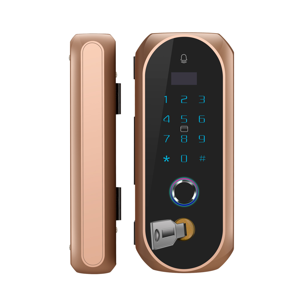 High-end digital password sliding glass door lock