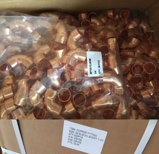 Copper Fittings Refrigeration Parts For refrigerator and air conditioning