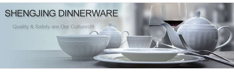 China Durable Restaurant Crockery Reactive Blue Plate