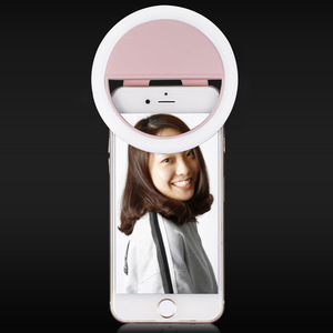 Recharge Mobile phone fill ring light LED self-timer fill light Flash beauty female anchor self-timer artifact selfie light