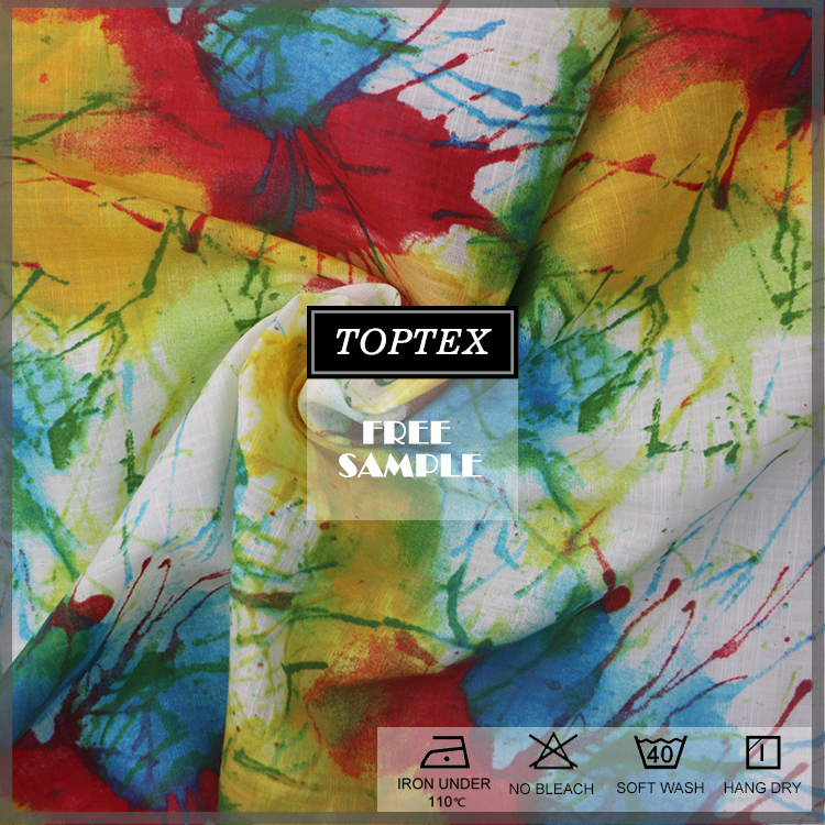 Модная ткань для одежды с цифровым принтом