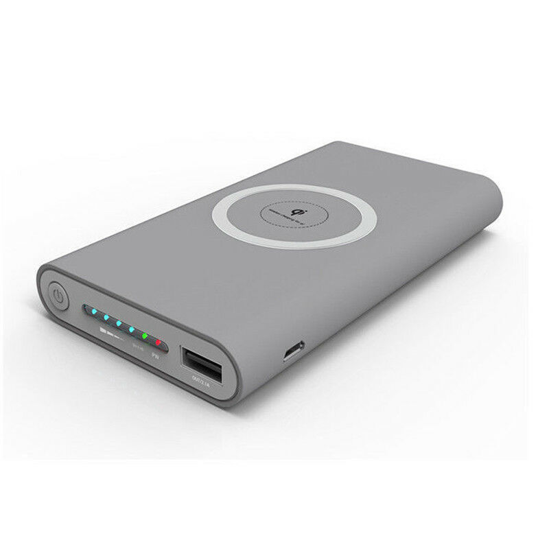 Большая емкость меньшего размера Портативный беспроводной внешний аккумулятор 10000 мАч