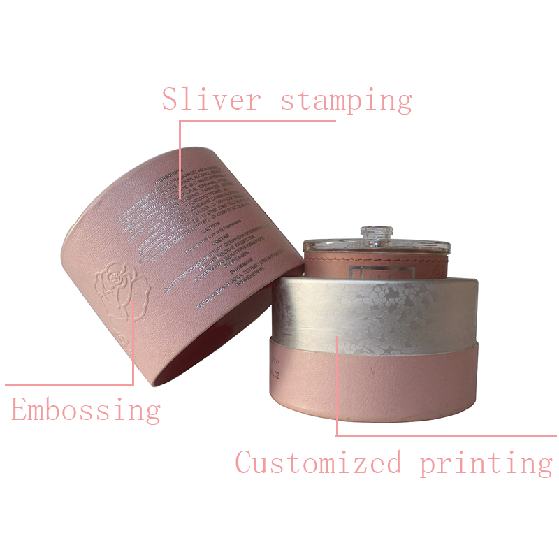 Luxury Customized Empty Cylinder Paper Essential Oil Packaging Perfume Box