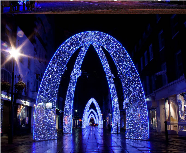 Наружное украшение арки, Рождественский светильник, наружный светодиодный светильник арки, светодиодный 3d светильник