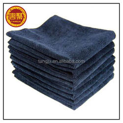 High Quality China Supplier Wholesale Car Microfiber Cleaning Towel 300gsm 40*40cm Black Car Wash Microfiber Cleaning Cloth