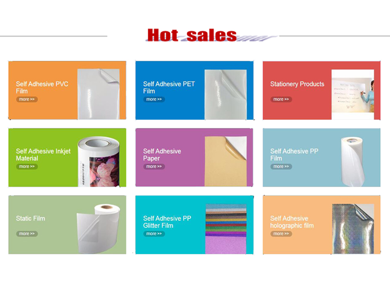 inkjet High quality printed  waterproof inkjet sticker vinyl a4 waterproof sticker paper