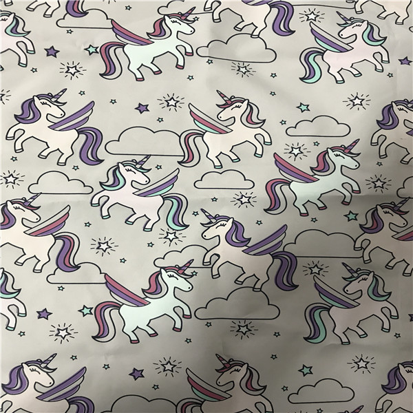 Полиэстеровая эпонж-ткань с волшебным принтом, меняющая цвет