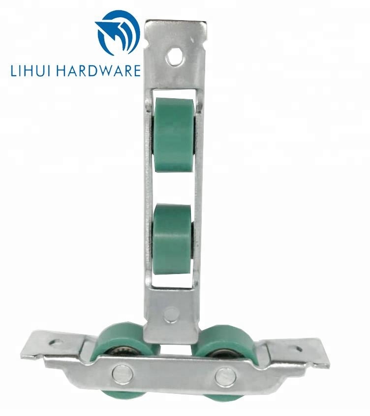 ПВХ профиля раздвижные двери ролик с двойными колесами нейлона SR36