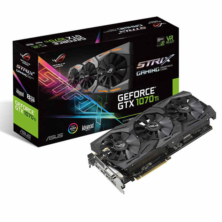 ASUS NVIDIA ROG STRIX GTX1070TI A8G GAMING Graphics Card