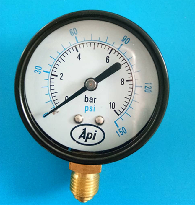 манометр глицериновый 25 бар. 10 psi. манометр дм02-063-1-m. манометр контрольный для кгш, бар/psi 38039-99. 10 psi.
