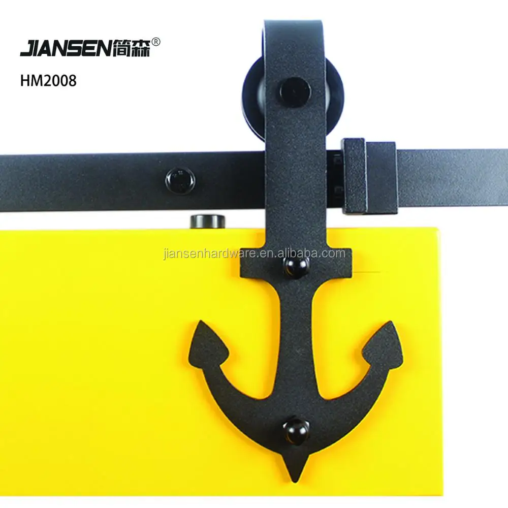 Rouleau de porte Rustique Style Inteior porte de Grange Coulissante En Bois