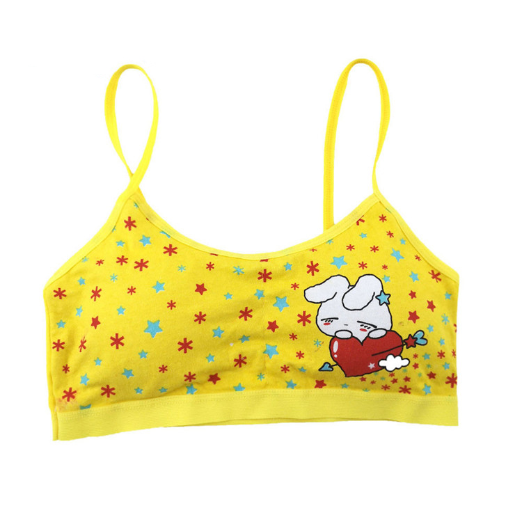 Распродажа из Китая; удобный хлопковый спортивный бюстгальтер для маленьких девочек; мягкое Сенсорное нижнее белье; детский бюстгальтер; жилет