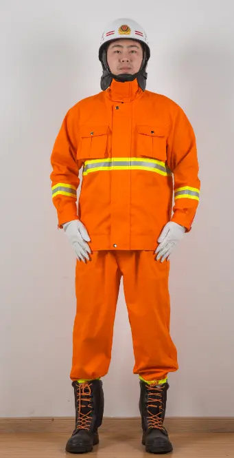 China Fire protection suit/uniform Fire retardant coverall Rescue Uniform