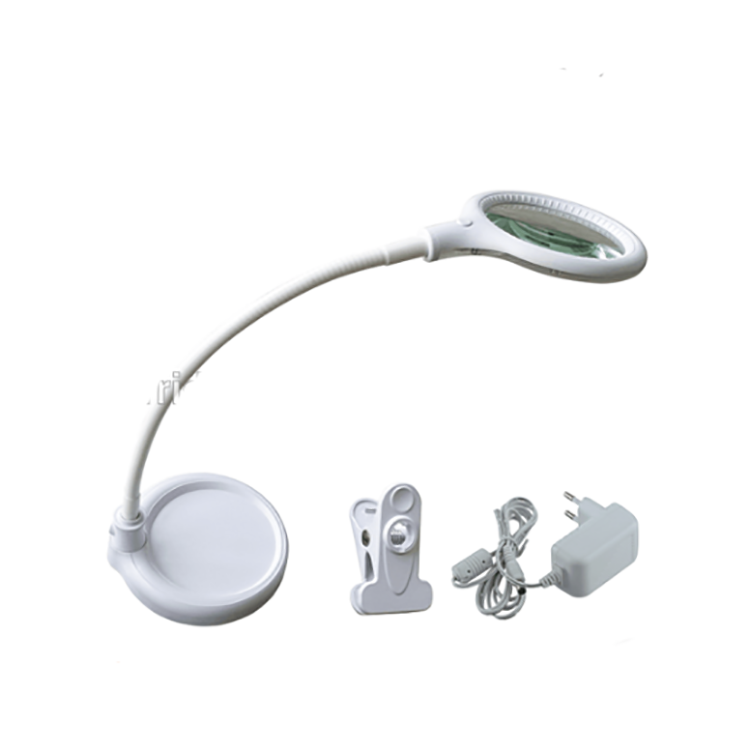 Увеличительная светодиодная лампа 2 в 1, 3 диоптрия 2 в 1 с держателем, увеличительное стекло, 30 светодиодов SMD, MAGN(2014-2R-BC)