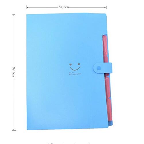 Творческий многослойный A4 PP цветной печати файл сумка орган сумка портфель A4 расширение файл папка пластик карман папка