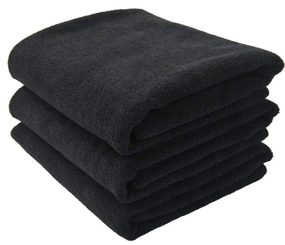 Полотенце для салона. DT-0352 микрофибровое полотенце. Полотенце парикмахерское. Полотенца черные для парикмахерских. Черное полотенце.