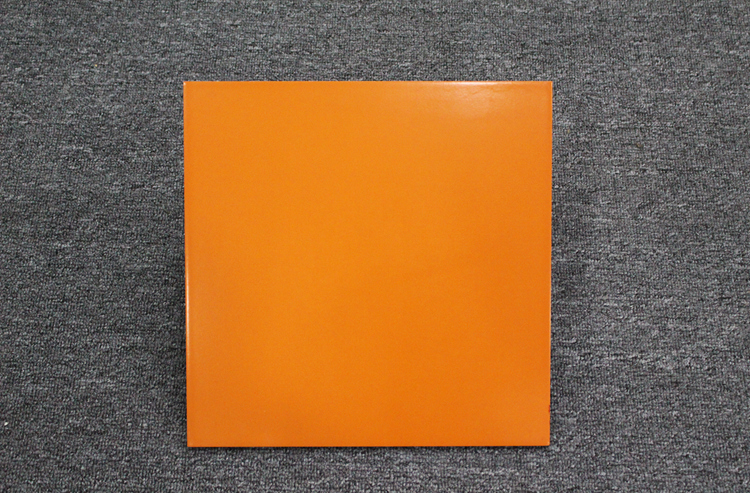 300x300双涂层抛光瓷板砖橙色彩色釉面和墙砖 - buy orange color