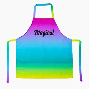 New product painter art apron colorful apron for women kitchen apron for work 