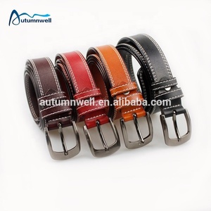Womens Skinny Leather Belts Fancy Jeans Belt with Removable Alloy Letter Buckle