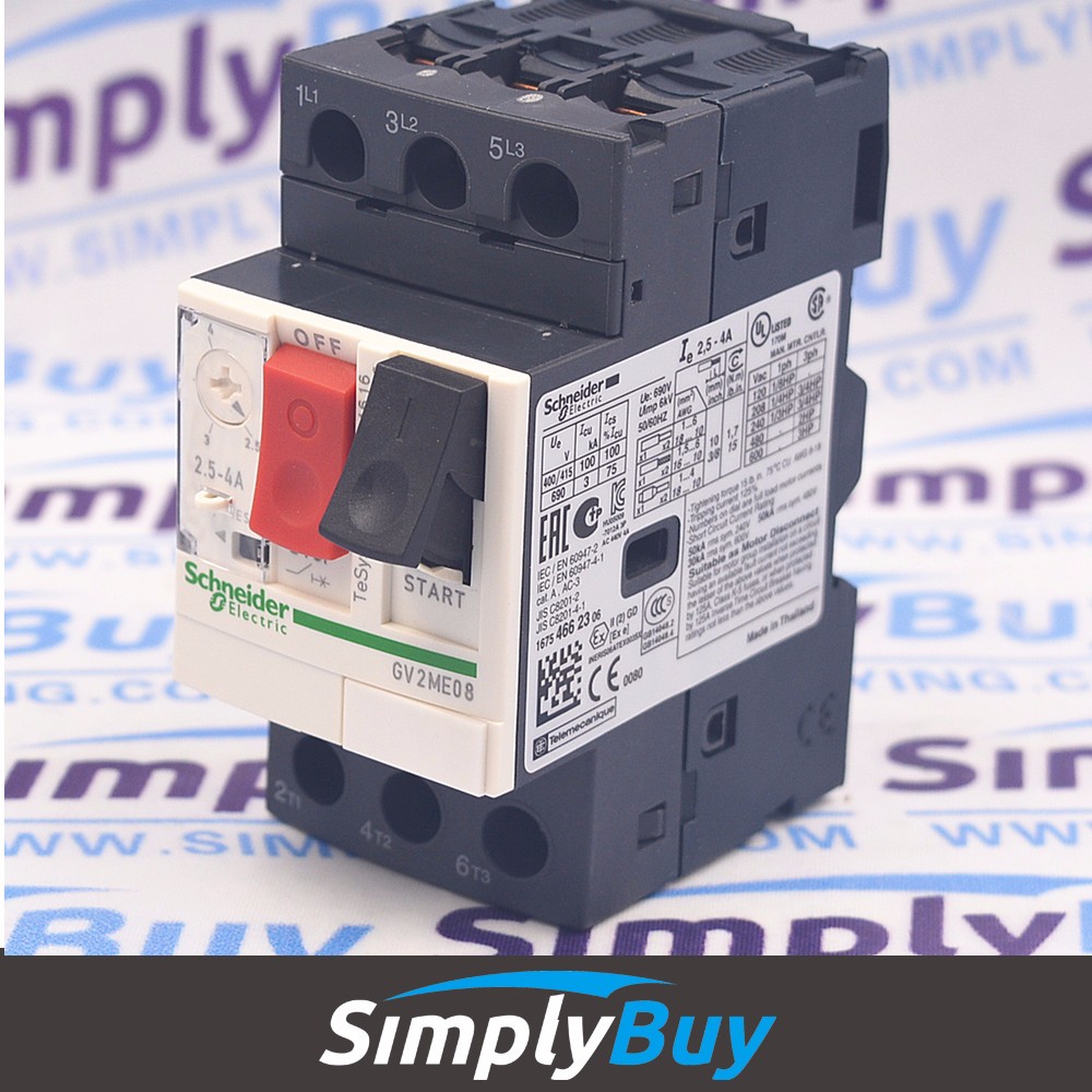 Schneider GV2 Breaker Schneider Telemecanique GV2-ME14C Motor - Foto 5