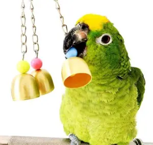 bell plastic bird toys