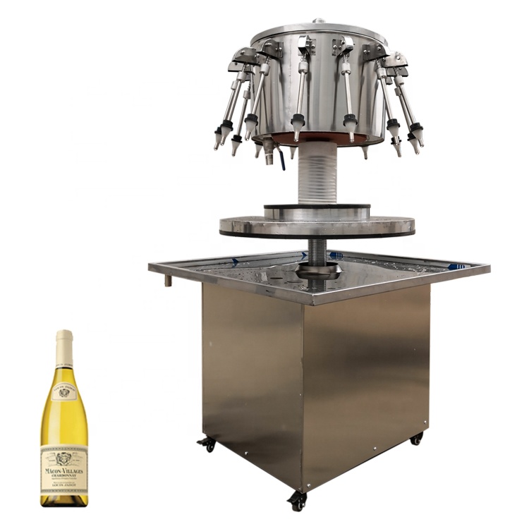 12 насадок, вращающаяся полуавтоматическая машина для розлива минеральной уксуса, воды, вина, маленьких стеклянных бутылок, цена