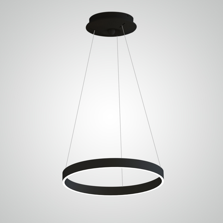 2019 Newest ETL cETL CE TUV SAA one Circle Round Acrylic Aluminum Chandelier Pendant lamp Decorative circular linear light