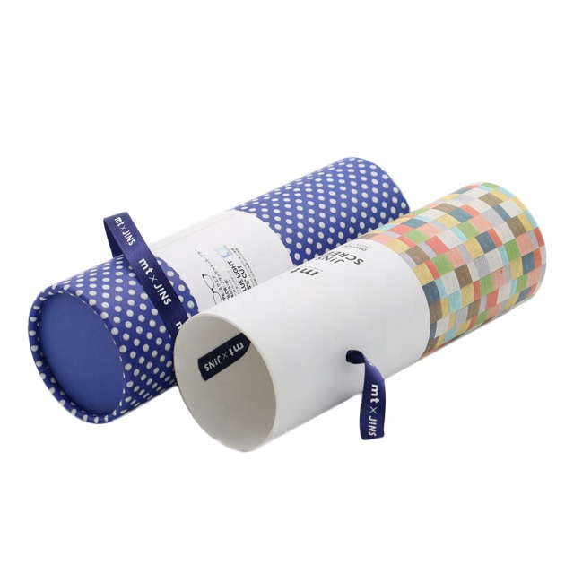 Пользовательский роскошный цилиндр, перерабатываемая печатная бумага, футболка, картонная упаковочная бумага