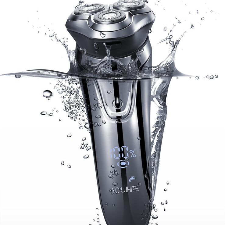 SOOCAS так белый ES3 USB аккумуляторная электрическая бритва 3 головки электрическая бритва для мужчин, машинка для стрижки бороды и усов; Бритвенный станок Xiaomi mi
