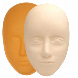 Wholesale 3D Head Model PMU Silicone Tattoo Microblading Practice Skin For Beginner
