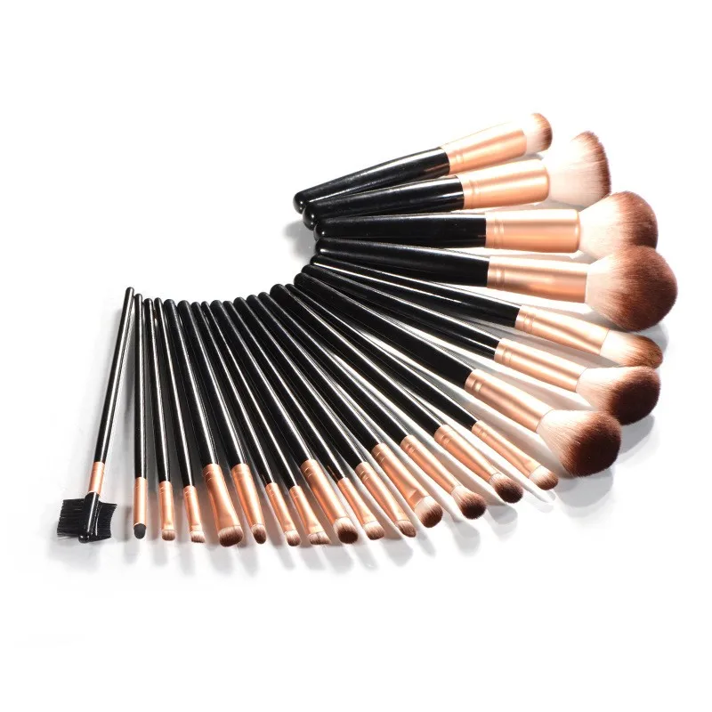 New designed top quality 22 pieces make up cosmetic brush with display stand