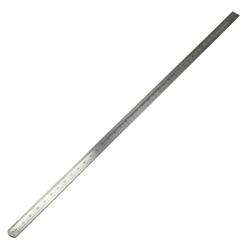 Double Sided 1M 100cm 40inch Stainless Steel  Straight Metal Ruler