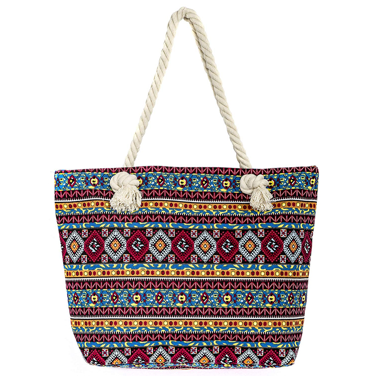 Sac en toile de 12 oz sac fourre-tout en toile de coton biologique avec impression