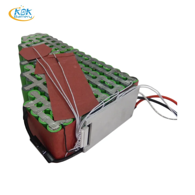 KOK POWER 82V 17.5Ah 18650 Triangle Battery Pack Lithium ion Ebike Battery 48V 72V Customized with Ebike Battery Bag