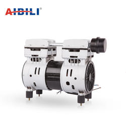 Lowest price mini 1hp electric silent medical air pump oilless air compressor pump