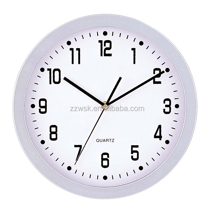 30 см мягкие пластиковые дешевые рекламные настенные часы с движение Китая
