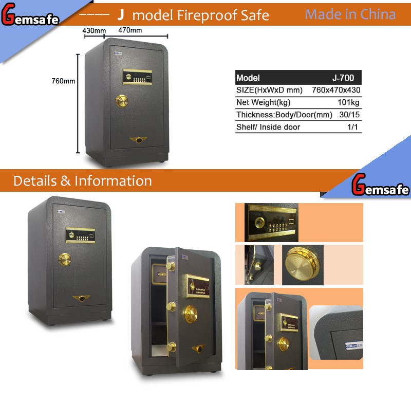 J700 Made in China gun safe manufacturer cheap electronic gun safe wholesale
