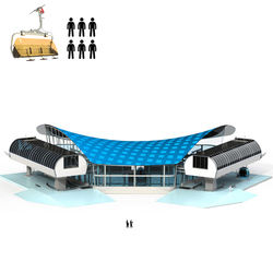 cableway car ropeway cable car scenic tour sightseeing cableway used in tourist area cablecabin