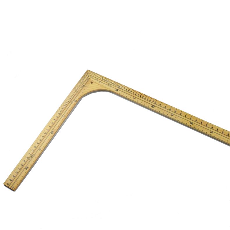 OEM Measuring Tools 60cm Angle L Shape Square Wooden Ruler