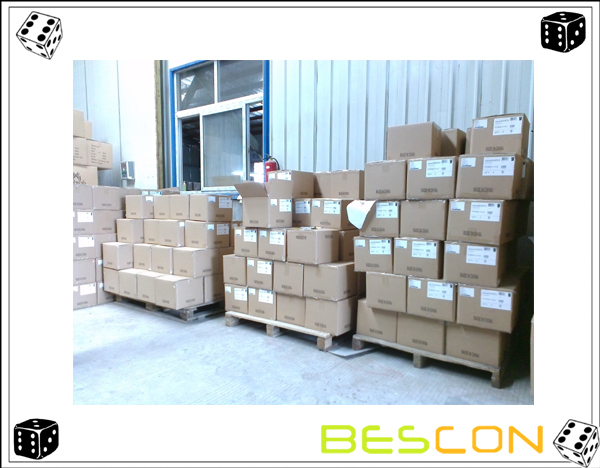 Bescon – Dé 50 Faces (D50) – 30 Mm, Blanc Opaque Avec Chiffres Noirs – Numéros 1 à 50