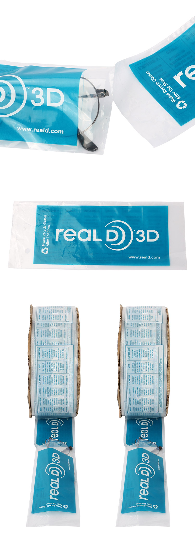 Clear plastic LDPE pre-opened bags on roll,Plastic auto bags for Packaging Machines