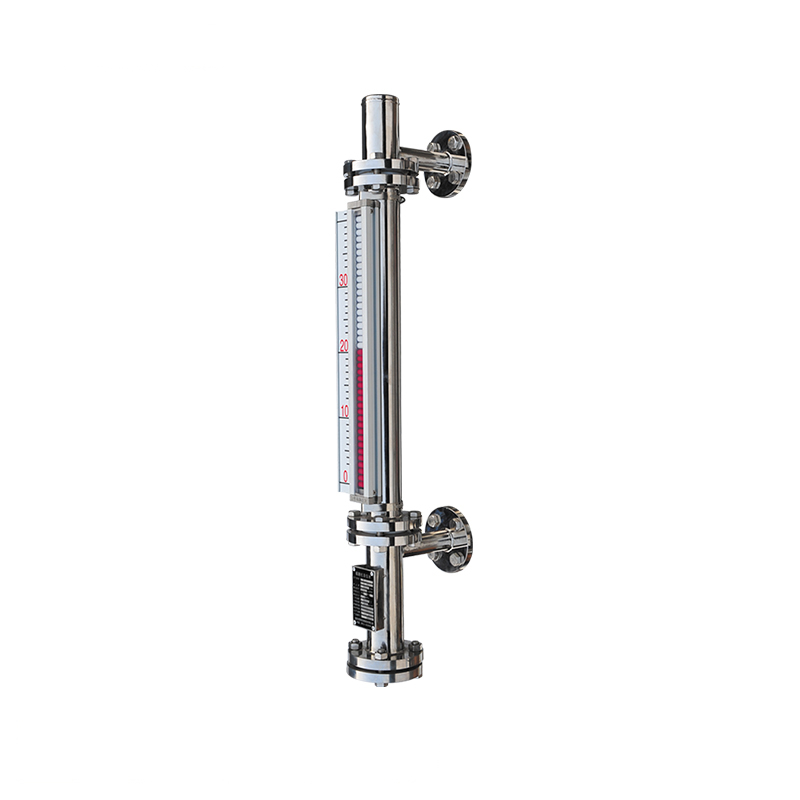 Side Mounted Magnetic High Temperature Use Oil Level Sensor Indicator Gauge With 4-20ma Switch Signal Output