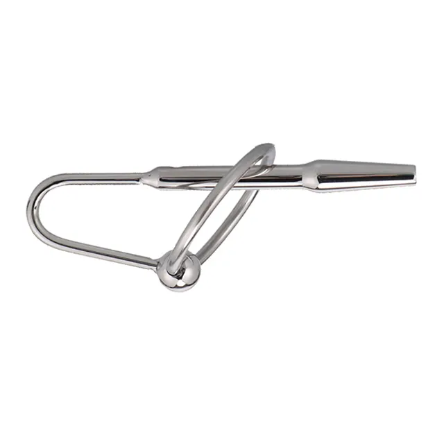 stainless steel hollow cock pin urethral sound 8mm