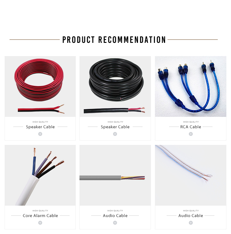 OEM/ODM Supplier recommended best speaker cables under $1000 pre terminated speaker wire