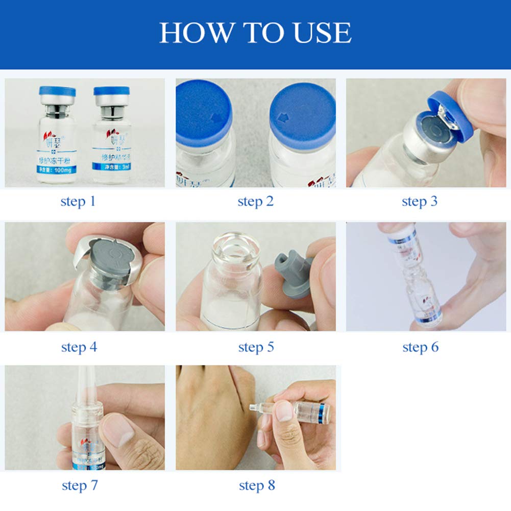 Private Label EGF Anti-Acne Essence Lyophilized Powder Anti-wrinkle Elimination Acne Pit Skin Repair Essence