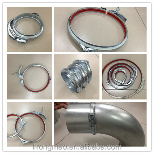 Galvanized 8 Inch Sheet Metal Clamp with Quick Release